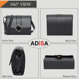 Adisa Women'S Girls Party Sling Bag Crossbody (Sl5099-Bla_Black),Black,,B0B1XPC885