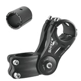 YAPJEB Bike Stem 25.4 90mm 85 Degree Adjustable Bike Stem Mountain Bike Stem Short Handlebar Stem Riser for Bicycle, Road Bike,