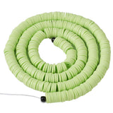 Cheriswelry 380-400pcs/strand 6mm Polymer Clay Beads Light Green Environmental Flat Round Disc Spacer African Heishi Beads Stran