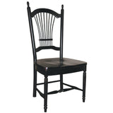 Sunset Trading Black Cherry Selections 5 Piece 60 Rectangular Extendable Dining Set With 4 Allenridge Chairs | Butterfly Leaf