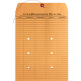 Business Source 2Sided InterDepartment Envelopes, 10 x 13, 28 Lb, Kraft, Box of 100