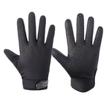 SUJAYU Full Finger Cycling Gloves - Mountain Bike & Racing Gloves, Touchscreen Compatible, Men & Women, Black, Large