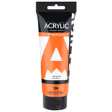 AUREUO Cadmium Orange Hue Acrylic Paint, 4 Fl Oz / 120ml Single Tube, Rich Pigment Art Craft Paints for Canvas, Rocks, Wood, Cer