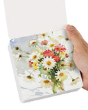 Lightwish 60 Sheets Mini Watercolor Sketchbook 4.7 x 4.7 inch Hot Press 300gsm/140lb, Travel Size Portable Tearable Square Paint