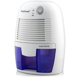Pro Breeze Electric Mini Dehumidifier for Home (215 sq.ft) 16oz Capacity, Energy Efficient, No Noise, Compact and Portable for H