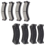 AUTOMUTO 8PC Front & Rear Semi-Metallic Disc Brake Pads Set D785 D784 For Chevrolet Silverado 1500 Silverado 1500 HD For GMC Sie