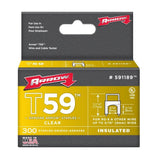 Arrow Fastener 591189 5/16 x 5/16 Clear T59 Staples