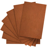 IOOLEEM Brown Felt Sheets, 30pcs 7x11.3(Close to A4 Size - 18x28.5 cm Pre-Cut Felt Sheet for Crafts, Craft Felt Fabric Sheets, S