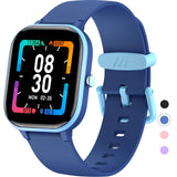 HENGTO Kids Fitness Tracker Watch, IP68 Waterproof Smart Watch with 19 Sport Modes, Pedometer, Heart Rate Monitor, 19 Sports Mod