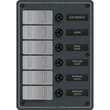 Blue Sea Systems 8053 6 Position-Slate Gray