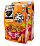 Wet Noses Grain-Free Organic Crunchy Dog Treats - for All Pet Sizes, Breeds - All-Natural Treat - 100% Human-Grade - Delicious S