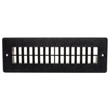 VALTERRA A10-3366VP Black Heat and A/C Floor Register with Damper (2-1/4 x 10)