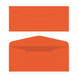 Orbit Orange #10 Business Color Mailing Envelopes | 4 1/8 X 9 inches | 24lb Bond Bright Color Paper (90 gsm) | 50 Envelopes Per