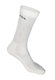 Heelium Bamboo Fibre Crew Socks For Men, Formal Full Length, Odour Free & Breathable, Pack Of 1, White