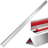 Therwen 20 Pieces Stainless Steel Corner Guards 48 Metal Wall Corner Protector Guard Protection (2 x 2 x 48 Inch)