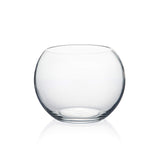 WGV Bowl Glass Vase, Diameter 6, Height 4.5, Open Width 4, (Multiple Sizes Choices) Clear Bubble Planter Terrarium Fish Bowl for