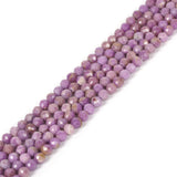 3mm Phosphosiderite Faceted Gemstone Round Loose Beads Strand 15.5-16 DIY Jewelry Making