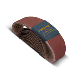 POWERTEC 110150 4 x 36 Inch Sanding Belts | 240 Grit Aluminum Oxide Belt Sander Sanding Belt | Sandpaper for Belt and Disc Sande