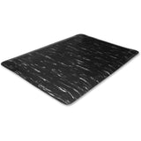 Genuine Joe GJO58841 Joe Top Anti-Fatigue Floor Mats, 3 by 5-Feet, Black Marble