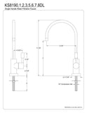 Kingston Brass Ks8195Dl Concord Water Filtration Faucet, 5-3/4 Inch Spout Reach, Oil Rubbed Bronze