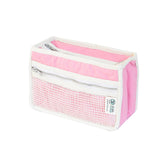 Simple Ecology Organic Cotton Canvas Padded Toiletry, Cosmetic, Travel Bag - Pink
