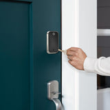 Yale Security 2 Touch Deadbolt Lock, Satin Nickel Biometric Fingerprint Entry Door Lock with Digital Keypad for Code Entry (No Wi-Fi), YRD420-F-BLE-619