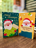 Le Delite Santa Claus Christmas Tree reindeer snowman candy stationery Xmas Theme Diary notebook 2 Pcs school stationery secret
