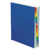 Pendaflex AZ Expanding Desk File, Letter Size, Blue Pressboard Cover (11015)