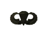 Army Combat Parachutists Jump Wings Basic (2 Jumps) Sta-Brite® Black Metal Pin-on Badge