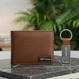 Everyday Desire Premium Wallet & Keychain Set With Name