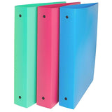 C-Line 3-Ring Binder, 1.5-Inch Capacity, Assorted Colors, 3/Bundle (Cli31720-3)