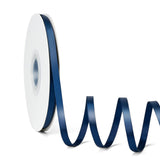 Laferri Navy Blue Satin Ribbon,1/4 X 50 Yards,Double Faced Thin Fabric Ribbon Use for Gift Wrapping DIY Craft Floral Bouquets We