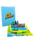 Rykamia Pickleball Pop Up Card, all Occasion & Birthday Greeting Cards for Women & Men, Mothers Day Card for Moms, Dad, Fathers