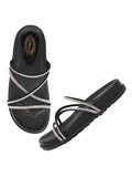Shoetopia Women'S Wedge Heel Sandal,Black,5,B0D2RPSWQH