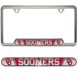 Fanmats, University Of Oklahoma Embossed License Plate Frame