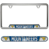 Fanmats, West Virginia University Embossed License Plate Frame