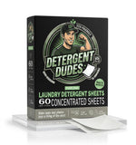 Detergent Dudes Laundry Detergent Sheets, Fresh Linen, 60 Loads, HE Compatible, Dissolves in Hot & Cold Water, Powerful Stain &