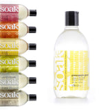 Soak Laundry Soap No Rinse, Plant Derived Hand Wash Detergent 375 ml / 12 fl. oz, 75+ Washes (Pineapple)