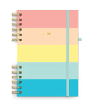 Astrobrights Twin Wire Journal, Hardcover, 6.5inch x 8.5inch, Punchy Pastel Colored Pages, 90 Sheets/180 Ruled Pages (91539)