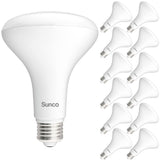 Sunco 12 Pack BR30 LED Bulb, Recessed Can Light Bulbs, Indoor Flood Lighting, 1600 LM, 16W (100W Equivalent) 2700K Soft White, E