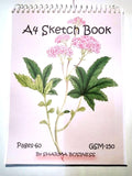 SUKECHI Acrylic 30 Sheets A4 Sketchbook Pack of 1, Top Spiral Bound Sketch Pad For Artsits, Sketching and Drawing