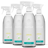 Method Daily Shower Cleaner Spray, Plant-Based & Biodegradable Formula, Spray and Walk Away, Eucalyptus Mint Scent, 28 Fl Oz, (P
