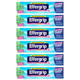 Effergrip Denture Adhesive Cream, Extra Strong Holding Power, 2.5 oz. (Pack of 6)