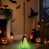 Halloween Decoration 36inch Floating Animated Witch Broom