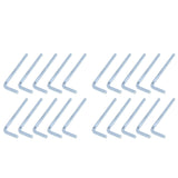 Tsnamay 4mm Hex Key Wrench L Shaped Hexagon Head Repairing Tool - (20 Pcs)