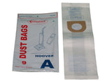 Hoover Type A Upright Vacuums Envirocare Paper Bags 9 PK # 8099,8099SW