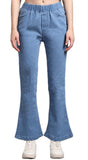 Adbucks WomenS Slim Fit Cotton Jeggings (Jegg_Belt_Icyblue_32_Light Blue, Ice Blue_32)