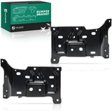 YHTAUTO Front Left and Right Bumper Brackets Compatible with Ford F-150 2018 2019 2020, Driver and Passenger Side Steel Bumper M