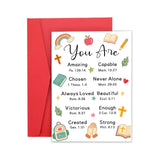 Baptism Cards for Girls Boys Catholic Baptism Gift for Teenager Christmas Stocking Stuffers Easter Basket Stuffers Confirmation