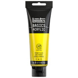 Liquitex BASICS Acrylic Paint, 118ml (4oz) Tube, Primary Yellow